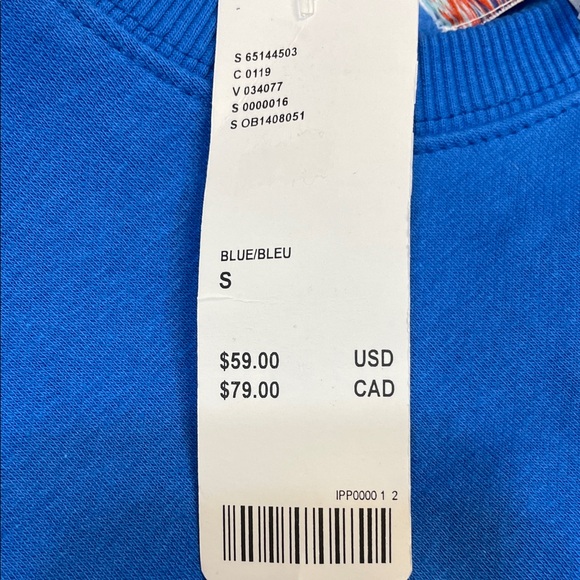 Urban Outfitters Blue Peace Sign Crop Top - Picture 4 of 4